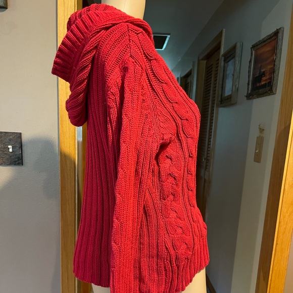 Style & Co Hooded Sweater, Size Medium - Picture 2 of 4